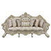 Acme Furniture Danae Sofa - Base in Fabric, Champagne & Gold Finish LV01193-2