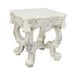 Acme Furniture Adara End Table in Antique White Finish LV01218