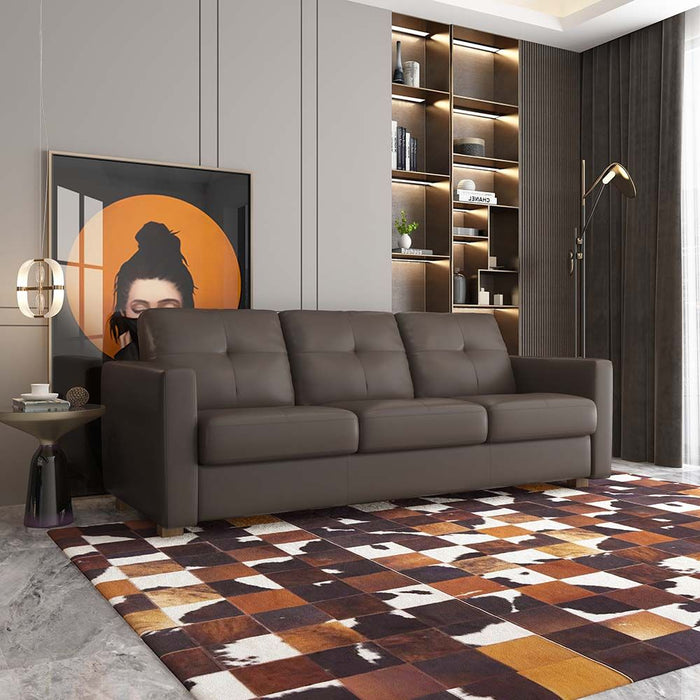 Acme Furniture Noci Sofa W/Sleeper in Khaki Leather LV01293