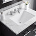 Water Creation Madalyn 30 Inch Espresso Single Sink Bathroom Vanity With Matching Framed Mirror And Faucet From The Madalyn Collection MA30CW01ES-R24BX0901
