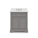Water Creation Derby 30 Inch Cashmere Grey Single Sink Bathroom Vanity With Faucet From The Derby Collection DE30CW01CG-000BX0901