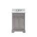 Water Creation Derby 24 Inch Cashmere Grey Single Sink Bathroom Vanity From The Derby Collection DE24CW01CG-000000000