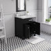 Water Creation Madison 30 Inch Espresso Single Sink Bathroom Vanity From The Madison Collection MS30CW01ES-000000000