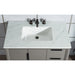 Water Creation Elizabeth Elizabeth 36-Inch Single Sink Carrara White Marble Vanity In Cashmere Grey With F2-0009-03-BX Lavatory Faucet s EL36CW03CG-000BX0903