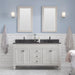 Water Creation Potenza Potenza 60"" Bathroom Vanity in Earl Grey with Blue Limestone Top with Faucet PO60BL03EG-000TL1203