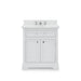 Water Creation Derby 30 Inch Pure White Single Sink Bathroom Vanity From The Derby Collection DE30CW01PW-000000000