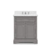 Water Creation Derby 30 Inch Cashmere Grey Single Sink Bathroom Vanity From The Derby Collection DE30CW01CG-000000000