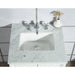 Water Creation Elizabeth Elizabeth 24-Inch Single Sink Carrara White Marble Vanity In Pure White With Matching Mirror s and F2-0009-01-BX Lavatory Faucet s EL24CW01PW-R21BX0901