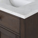 Water Creation Chestnut Chestnut 72 In. Double Sink Carrara White Marble Countertop Vanity In Brown Oak CH72CW06BK-000000000
