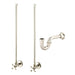 Water Creation Empire Empire 60 Inch Wide Double Wash Stand and P-Trap included in Polished Nickel PVD Finish EP60B-0500