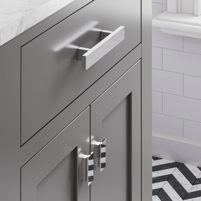 Water Creation Madison 24 Inch Cashmere Grey Single Sink Bathroom Vanity From The Madison Collection MS24CW01CG-000000000