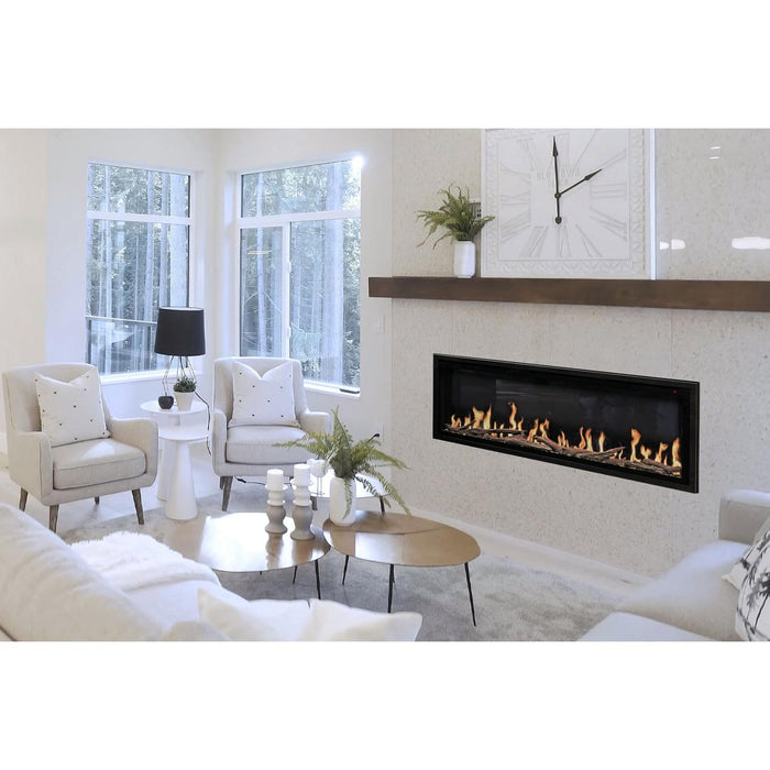 Modern Flames Orion Slim 52" Heliovision Virtual Recessed / Wall Mount Electric Fireplace