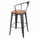 New Pacific Direct Metropolis Metal Bar Stool, Set of 4 938544-GM