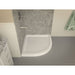 ANZZI Eternity Series 38" x 38" Center Drain Double Threshold White Shower Base with Built-In Tile Flange SB-AZ006WN