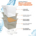 ANZZI Don Series White "60 x 32" Alcove Rectangular Bathtub with Built-In Flange and Frameless Matte Black Sliding Door