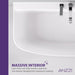 ANZZI Bank Series 65" x 31" Freestanding Glossy White Bathtub with Brushed Nickel Deck Mounted Faucet FT-FR112473CH