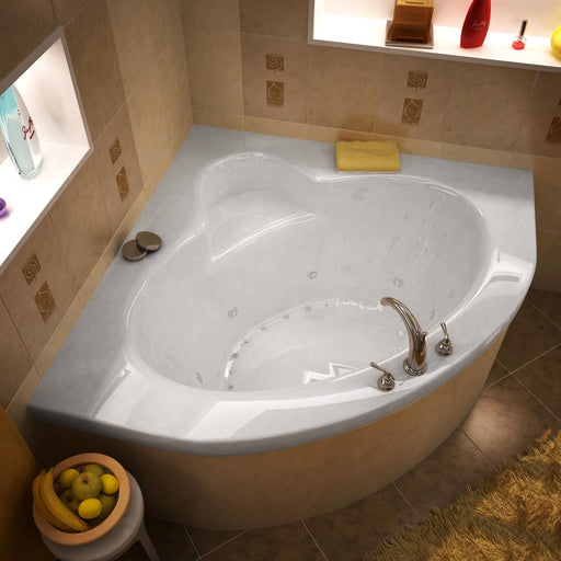 Atlantis Whirlpools Atlantis Whirlpools Alexandria 60 x 60 Corner Air & Whirlpool Jetted Bathtub 6060ADR