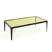 Bellini Modern Living Dynasty Coffee Table Rectangular Yellow Glass top Dynasty CT RECT YEL