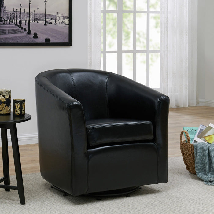 New Pacific Direct Hayden Swivel Bonded Leather Chair 193012B-23