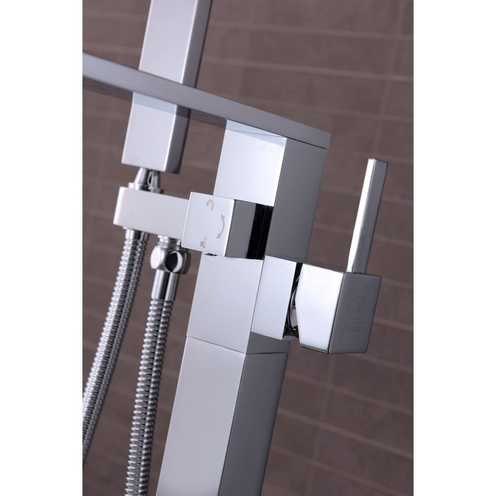 ANZZI Angel Series 2-Handle Clawfoot Tub Faucet with Euro-Grip Handheld Sprayer