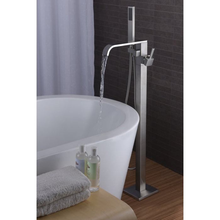 ANZZI Angel Series 2-Handle Clawfoot Tub Faucet with Euro-Grip Handheld Sprayer