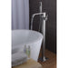 ANZZI Angel Series 2-Handle Clawfoot Tub Faucet with Euro-Grip Handheld Sprayer