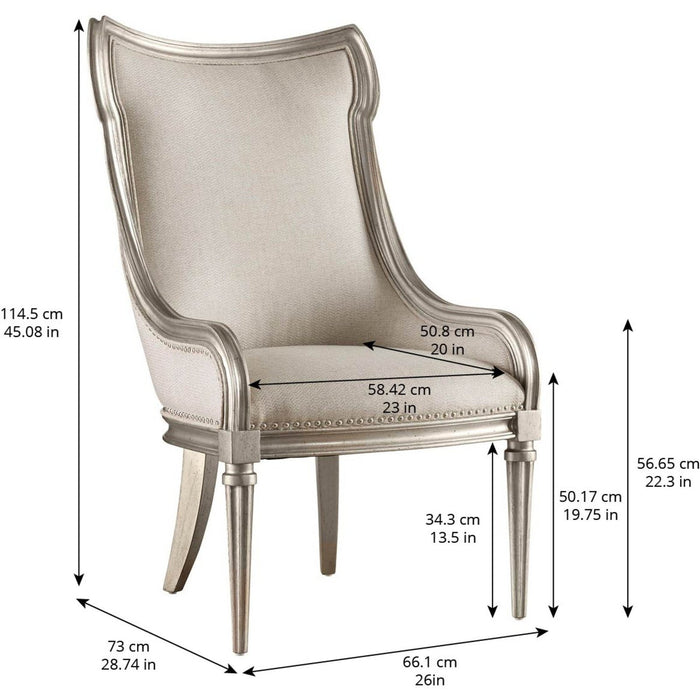 A.R.T. Furniture Morrissey Dessner Host Chair - Bezel In Silver 218207-2727