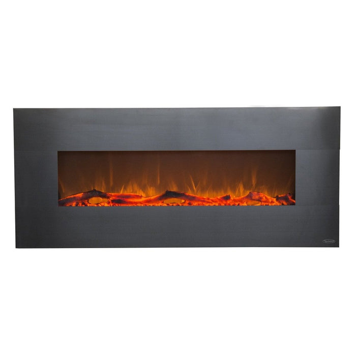 Touchstone Onyx Stainless 80026 50 Inch Wall Mounted Electric Fireplace