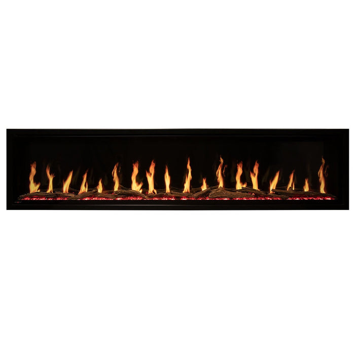 Modern Flames Orion Slim 76" Heliovision Virtual Recessed / Wall Mount Electric Fireplace