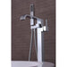 ANZZI Angel Series 2-Handle Clawfoot Tub Faucet with Euro-Grip Handheld Sprayer