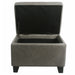 New Pacific Direct Julian Rectangular Bonded Leather Storage Ottoman 194424B-V04