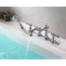 ANZZI Patriarch Series 3-Handle Roman Tub Faucet with Euro-Grip Handheld Sprayer