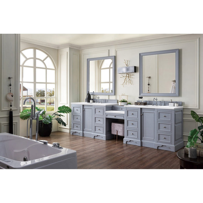 James Martin Vanities De Soto 118" Double Vanity Set w/ Makeup Table