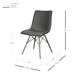 New Pacific Direct Blaine PU Chair Stainless Steel Legs, Set of 2 568236P-SG-SS