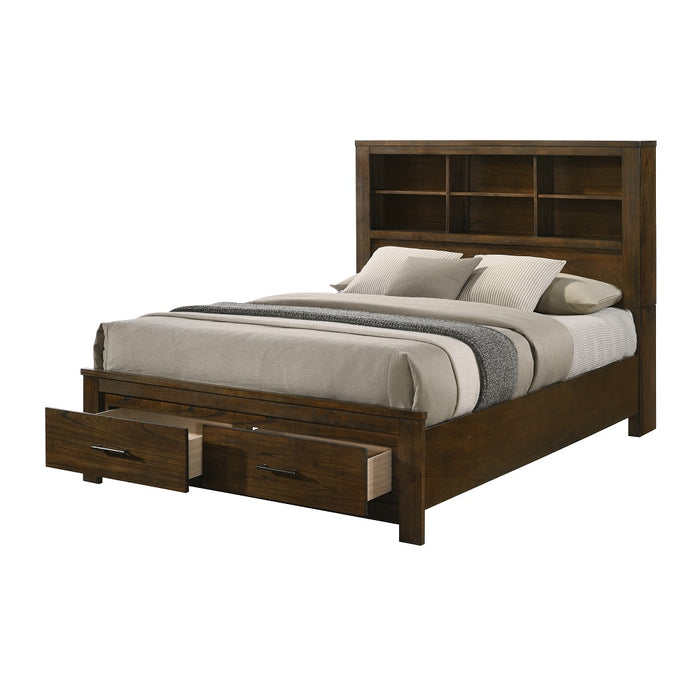 Acme Furniture Merrilee II Ek Bed in Oak Finish BD02076EK
