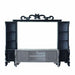 Acme Furniture House Delphine Entertainment Center in Charcoal Finish 91985