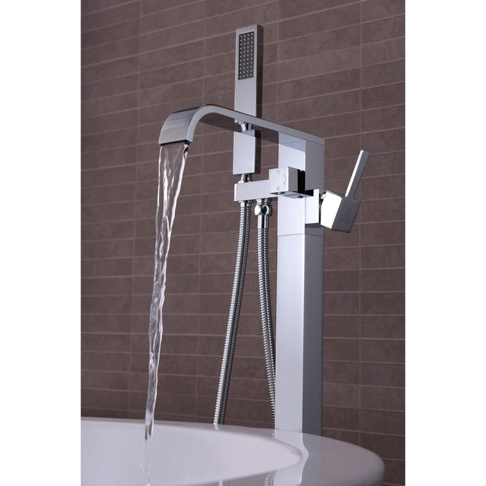 ANZZI Angel Series 2-Handle Clawfoot Tub Faucet with Euro-Grip Handheld Sprayer