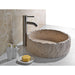ANZZI Desert Crown Series 17" x 17" Round Vessel Sink in Cream Marble Finish LS-AZ151