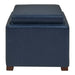 New Pacific Direct Cameron Square Bonded Leather Storage Ottoman 113042B-V05
