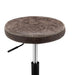 New Pacific Direct Eaton PU Leather Gaslift Backless Swivel Bar Stool 9300042-238