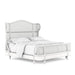 A.R.T. Furniture Somerton King Cane Shelter Bed In White 303146-2824