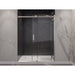 ANZZI Rhodes Series 48" x 76" Frameless Rectangular Sliding Shower Door with Tsunami Guard