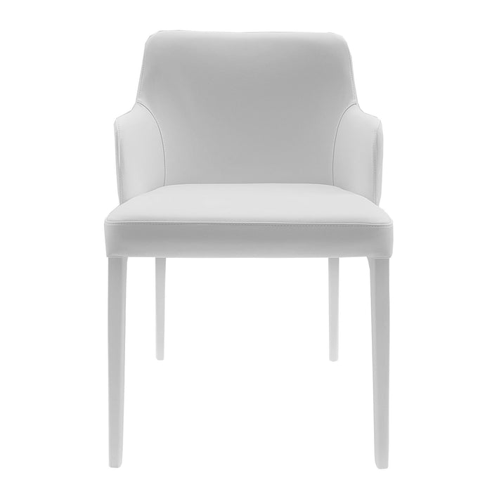 Bellini Modern Living Polly Arm Chair White Polly-A WHT