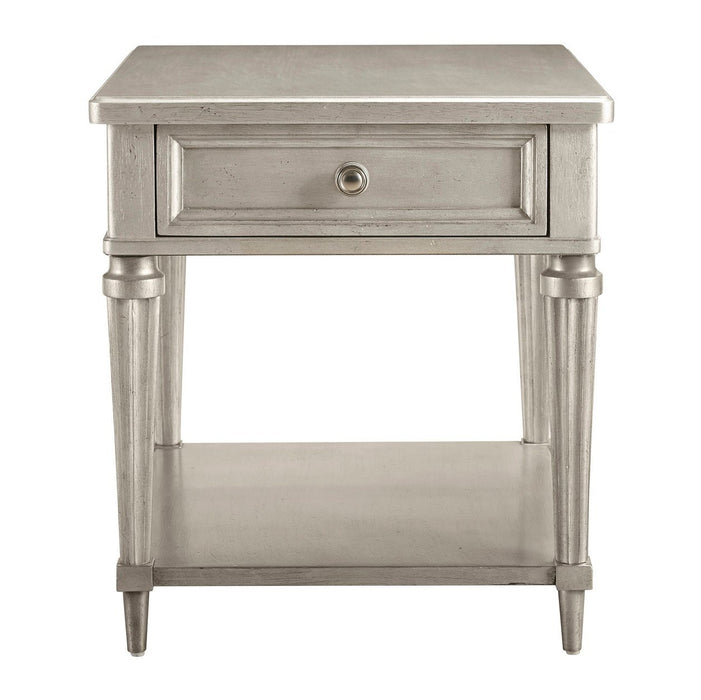 A.R.T. Furniture Morrissey Kirke End Table - Bezel In Silver 218303-2727