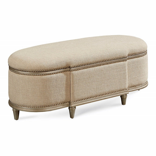 A.R.T. Furniture Morrissey Rhodes Storage Bench Bezel In Beige 218149-2727