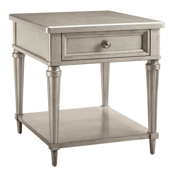 A.R.T. Furniture Morrissey Kirke End Table - Bezel In Silver 218303-2727