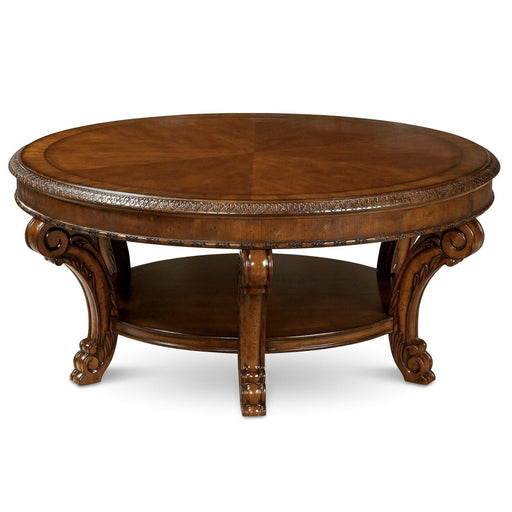 A.R.T. Furniture Old World Round Cocktail Table In Brown 143302-2606