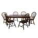 Sunset Trading Andrews 7 Piece 76" Rectangular Extendable Dining Set | Butterfly Leaf Table | Chestnut Brown | Seats 8 DLU-ADW4276-C30-CT7PC