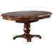 Sunset Trading Andrews 48" Round or 66" Oval Butterfly Leaf Extendable Dining Table | Chestnut Brown | Seats 6 DLU-ADW4866-CT