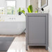 Eviva Aberdeen 48" Transitional Bathroom Vanity in Espresso, Gray or White Finish with White Carrara Marble Countertop and Undermount Porcelain Sink